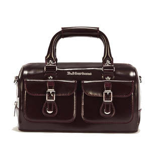 Dr Martens Doc: Dr Martens Top Handle Bag Cherry Red Oxford Rub Off