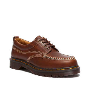 Dr Martens Doc: Dr Martens Lowell Moc Toe Tan Buttersotch Orleans Leather Shoe CLEARANCE