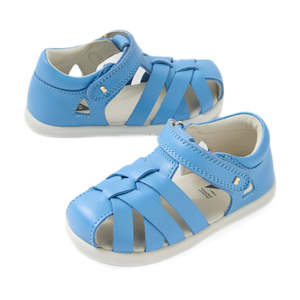 Iwalk Tropicana Ii Leather Sandal From Bobux: Bobux Iwalk IW Tropicana II Baltic Sea Blue Leather Sandal