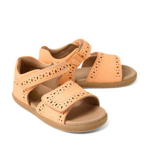 Bobux Iwalk Sizes 22 26: Bobux IWalk Logan Toddlers Sandal Peach Jelly Open Toe
