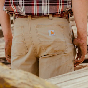 Footwear - Other: Carhartt RUGGED FLEX® Straight fit canvas work pant (BN2821)