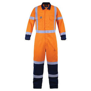 Fire Rated Clothing: Bison Overall Arcguard 8.8Cal TTMC-W17 Orange/Navy