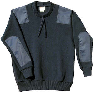 Fleece And Hoodies: Patched Military Jersey  BJ4