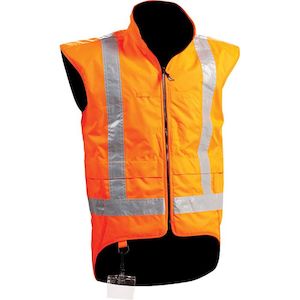 Fleece And Hoodies: Bison Lined Vest TTMC