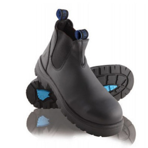 Safety Footwear Slip On: Hobart Slip on Boot - Steel Blue 312101