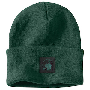 Hats And Beanies: Carhartt SHAMROCK Knit Patch Beanie