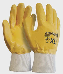 Armour Orange Nitrile Full Coat Glove **12 Pair (1 Pack)**