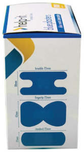 Covid 19 Ppe: Help-It Blue Metal Knuckle Plasters 100's