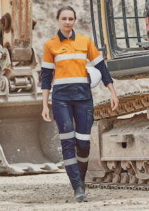 Womens Double Taped Stretch Cargo Pants ZP733