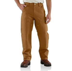 Carhartt: Carhartt B01 LOOSE FIT FIRM DUCK DOUBLE-FRONT UTILITY WORK PANT - EXT sizes