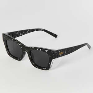 Natty Browse Black Tortoise Polarised Safety Glasses