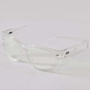 Natty BIG Kenneth Clear Frame/Clear Lens Safety Glasses