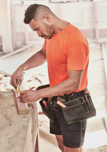Polo Shirts: ZH290 Syzmik Mens Hi Vis Tee Shirt