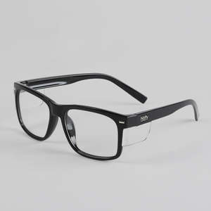 All: Natty Kenneth Black / Clear Lens Safety Glasses