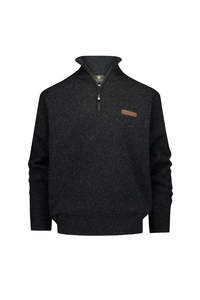 Fleece And Hoodies: Norseman Stockman Quarter Zip Jersey, 100% Wool