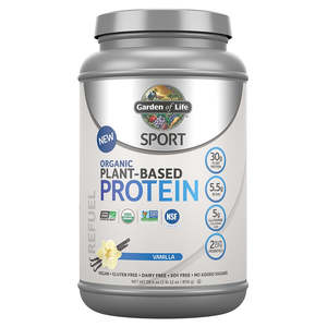 Nutrition: Sport Organic Plant Protein, Vanilla - 806g
