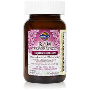 Nutrition: Raw Resveratrol 350 mg - 60 Vegan capsules