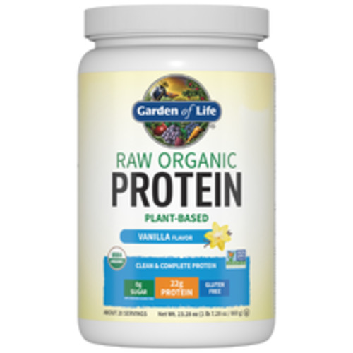 Nutrition: Raw Organic Protein Powder Vanilla 660g