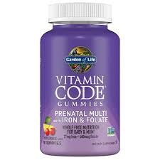 Lifestyle: Vitamin Code Prenatal with Iron & Folic Acid Gummy(Cherry Lemonade)