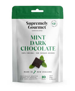Mint Dark Chocolate Squares 10 Piece