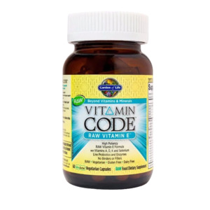 Vitamin Code: Raw Vitamin E - 60 UltraZorbe Capsules