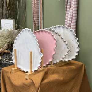 Plates: Ceramic Frill Platters