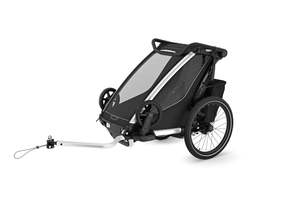 Bike Trailers: Thule Chariot Cross 2 | Dark Slate
