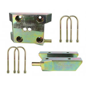 Superior Engineering: Superior U Bolt Plate High Clearance Billet Steel suit Land Cruiser 60 | 75 | 76 | 78 | 79 Series - Rear