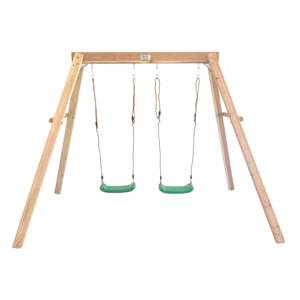 Cloud Catcher 2-Station Timber Swing Set