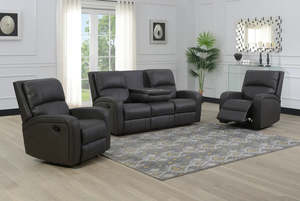 Couch: Arlington Fabric Recliner Sofa