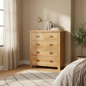 Bedroom Total: Richmond Oak Tallboy