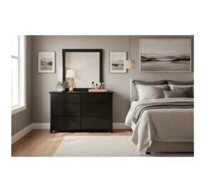 Bedroom Total: Paiden Dresser with Mirror