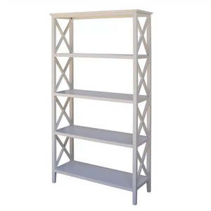 Shelves: Cyrus Bookcase Pearl White