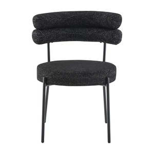 Dining Chairs: Axel Dining Chair -Black Fleck