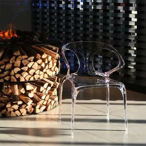 Dining Chairs: Saturn Chair - Clear