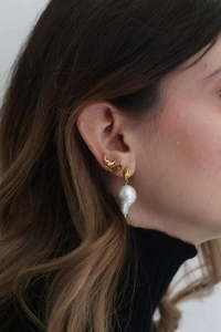 BJ012 Baroque Pearl Earrings | Forever in Bloom