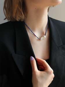 Frontpage: Lapis Lazuli Baroque Pearl Necklace