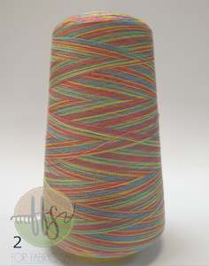 Rainbow Overlocking Thread - NO 2- 3000 yards /2740 meters