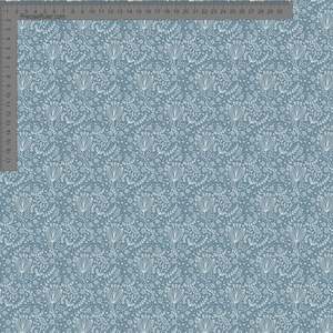 Floral Line Art Blue - Sarah McAlpine Art- Custom Pre Order