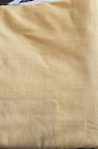 All Fabric: old gold - Cotton Spandex - 250g - 1 METER PIECE