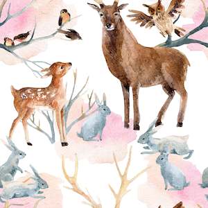 Kids Designs: Deer and Bunnies - Custom Pre-order