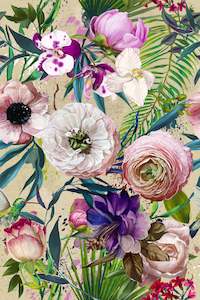 Flower Paradise - Cotton Spandex - 230g