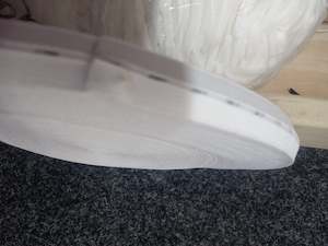 Button Hole Elastic 19mm - White