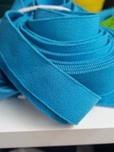 25mm Knitted Elastic -Turquoise