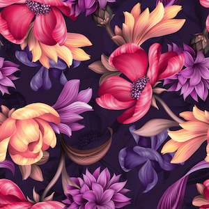 Dark Flower Purple - Custom Pre order