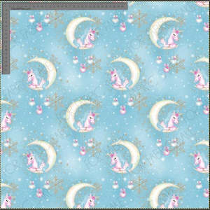 Xmas Designs: Unicorn Christmas Moon - Custom Pre-order