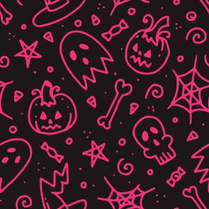 Kids Designs: Halloween Pink