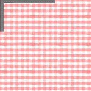 Plaid: Dusty Pink Gingham - Custom Pre-order