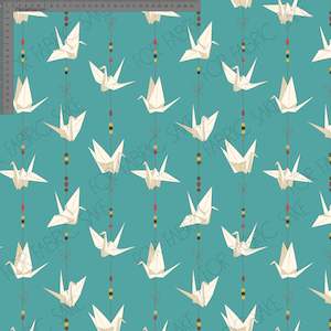Abstract: Origami Teal - Custom Pre-order