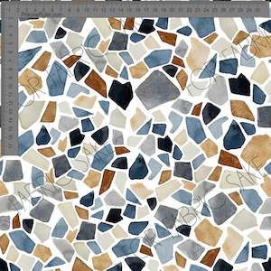 Abstract: Terrazo - Wolf & Rabbit Design - Custom Pre-order